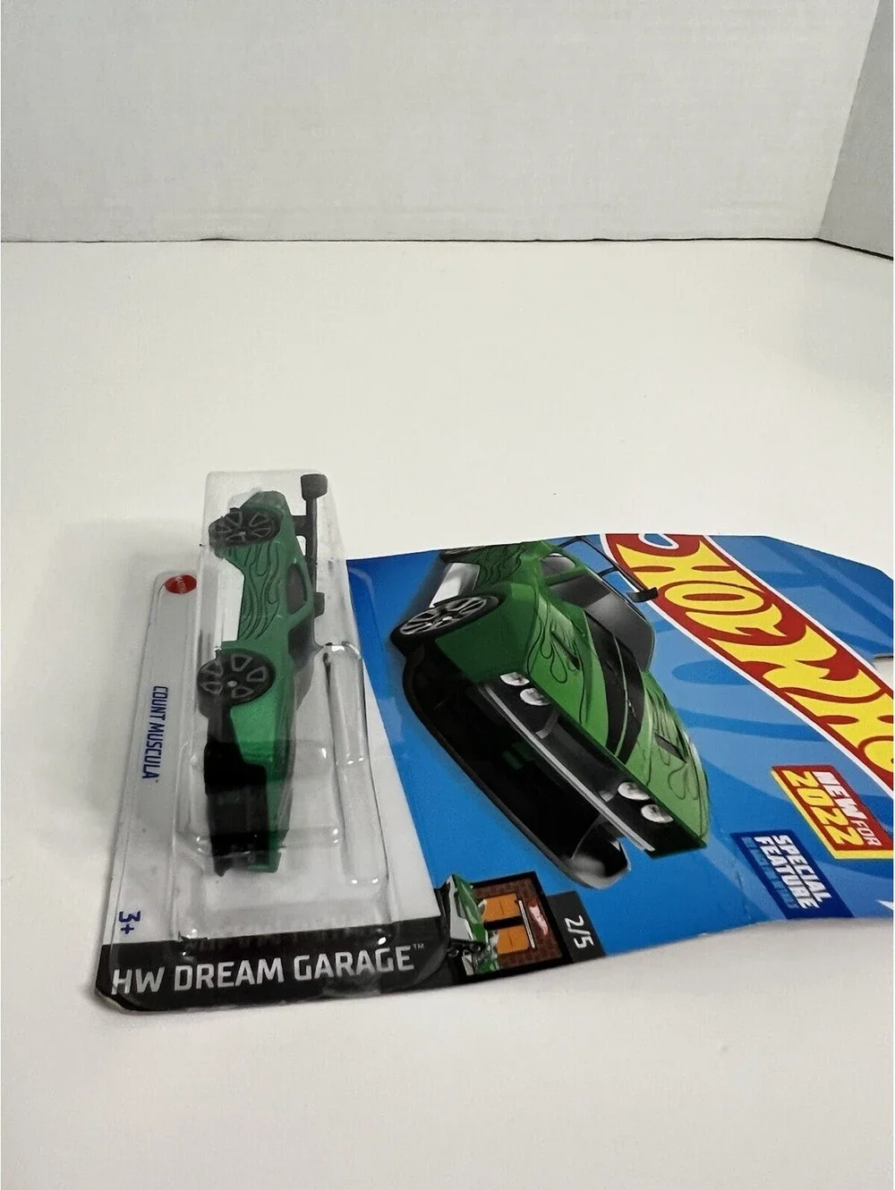 2022 Hot Wheels #83 Green Count Muscula HW Dream Garage Car 1/64 Kids Toy NEW